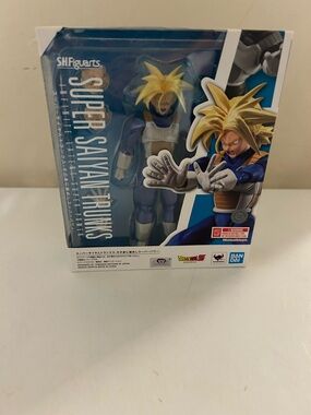 BANDAI SPIRITS S.H. FIGUARTS DRAGON BALL Z SUPER SAIYAN TRUNKS ACTION FIGURE MIP